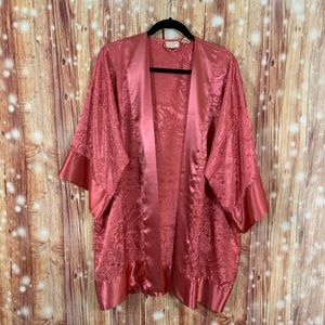 Victoria Secret Vintage Gold Label Kimono Sleeves Robe OS Fits All.